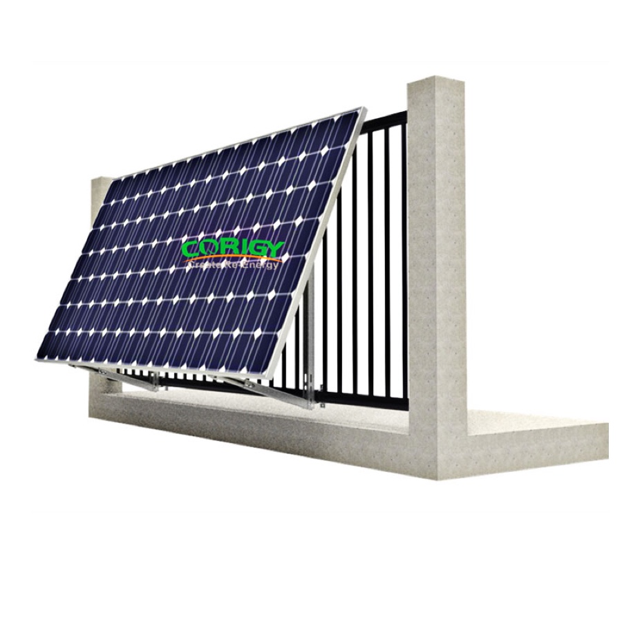 Balcony solar railing mount product image.