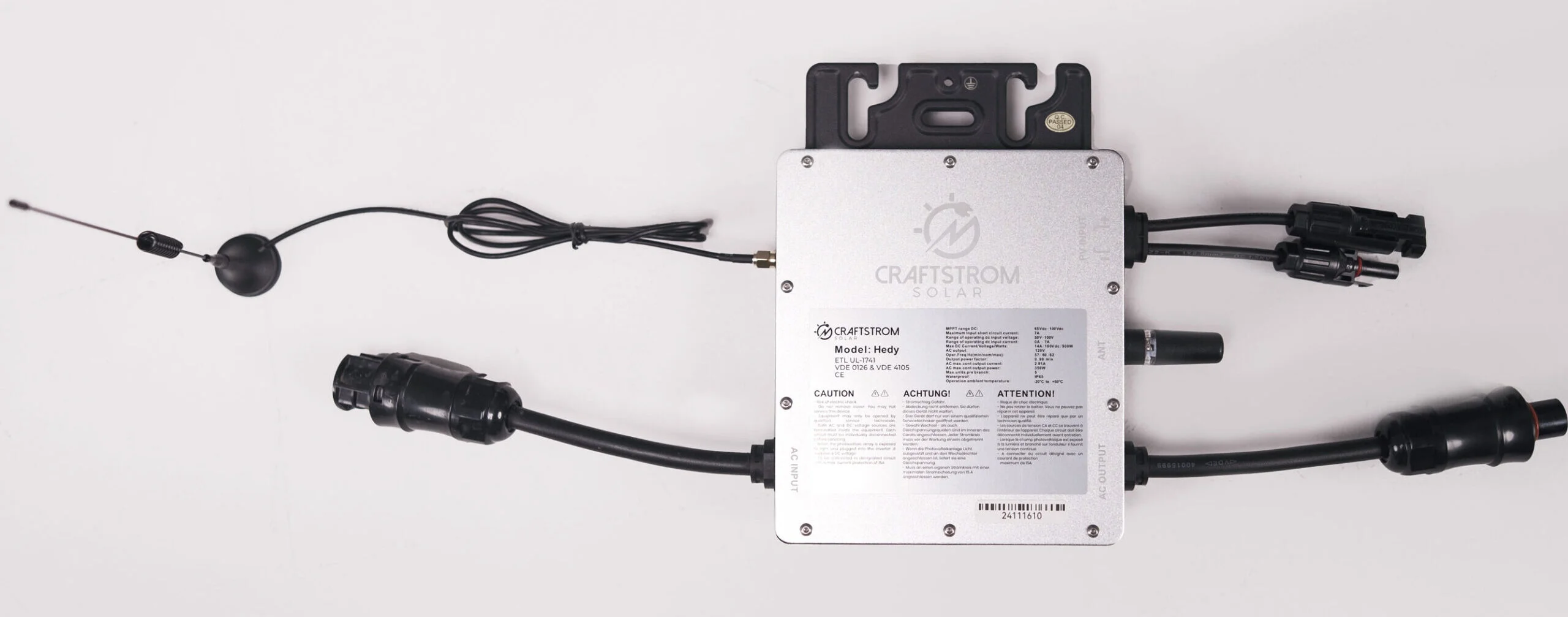 CraftStrom smart inverter product image.