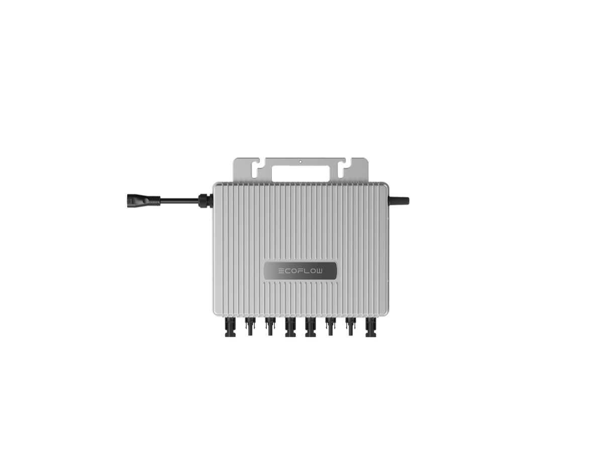 EcoFlow STREAM plug-in solar microinverter product image.